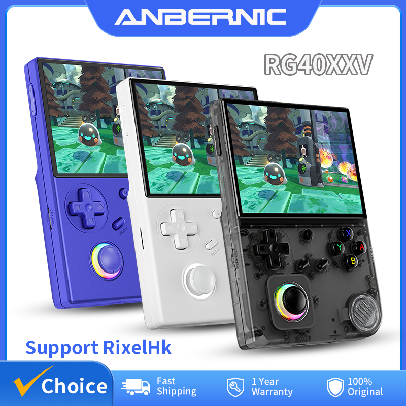 Retro Gaming Arcade Console - Портативная игровая консоль ANBERNIC RG40XXV в