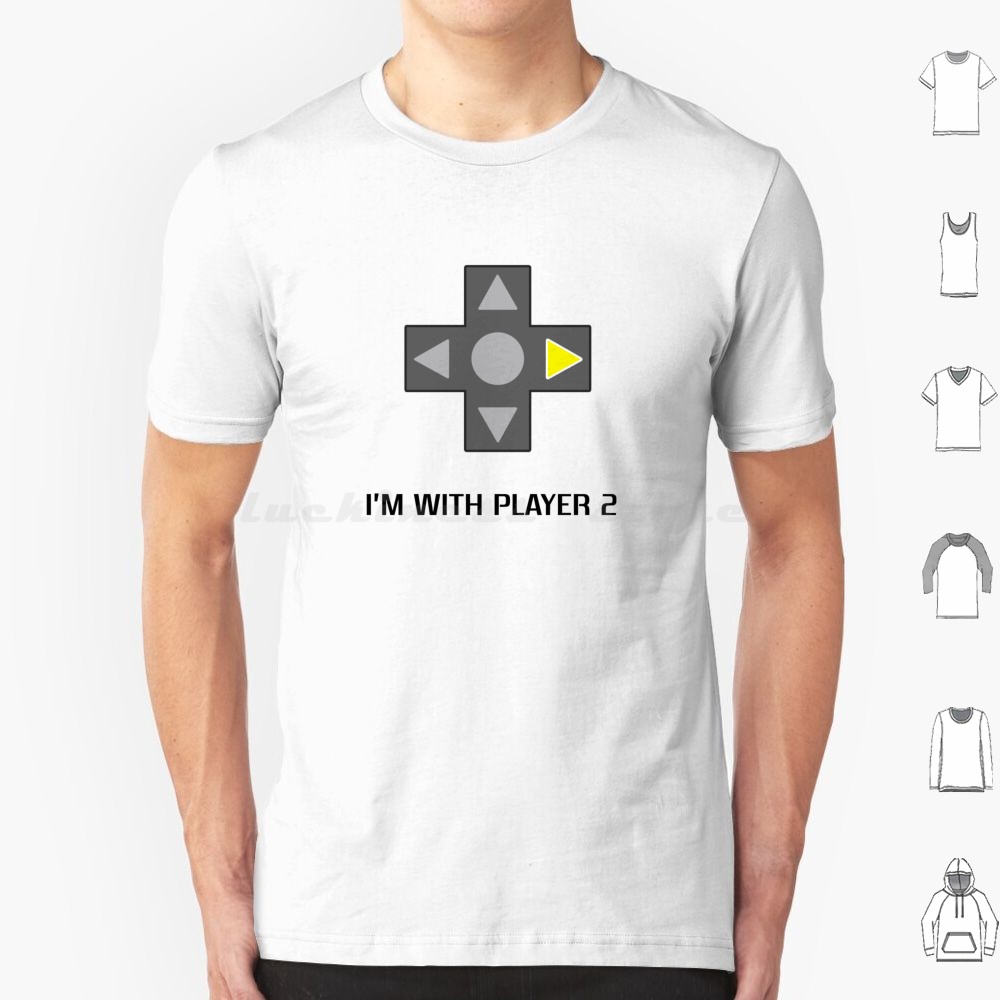 Retro Gaming Gamestop - Футболка «Я с игроком 2», большой