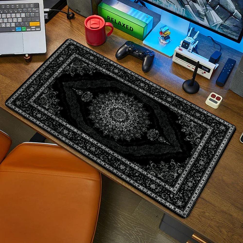 Retro Gaming Desk - Новый черный коврик для мыши в