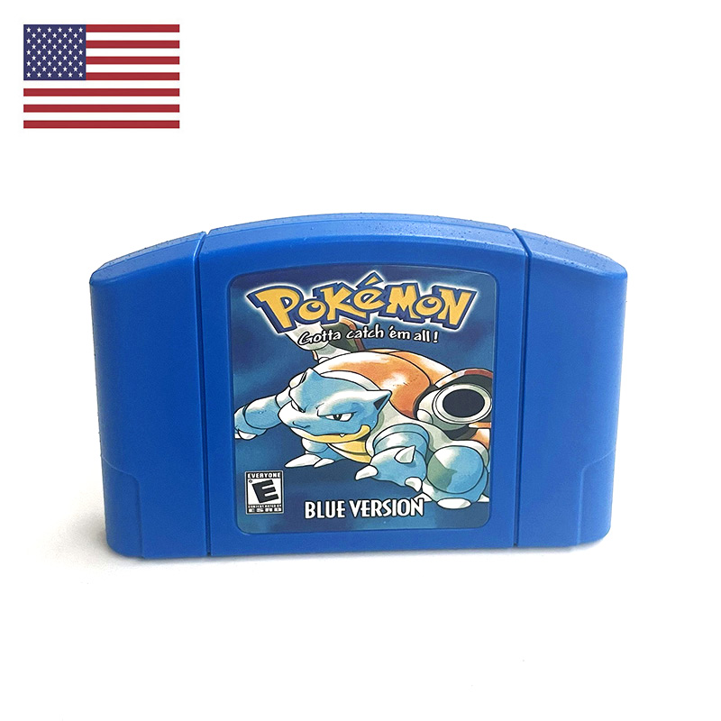Retro Gaming Station - Игровой картридж для N64: Pokemon Blue