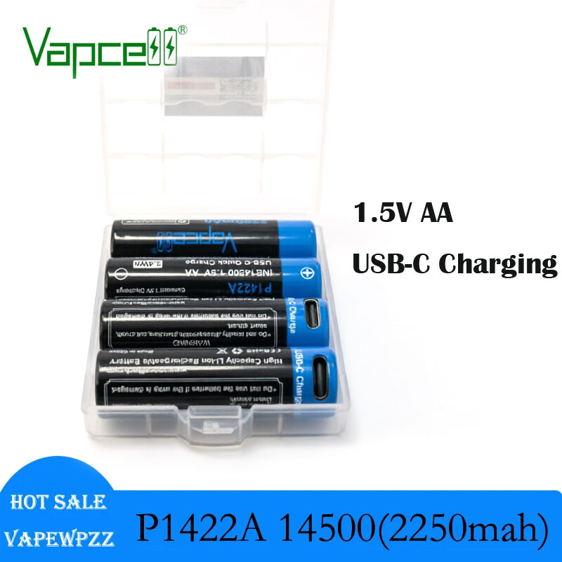 Rechargeable Battery Aa - Аккумуляторная батарея Vapcell P1422A 1.5V AA