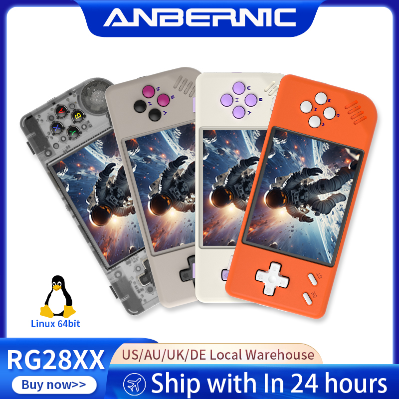 Retro Gaming Arcade Console - Портативная игровая консоль ANBERNIC RG28XX Retro