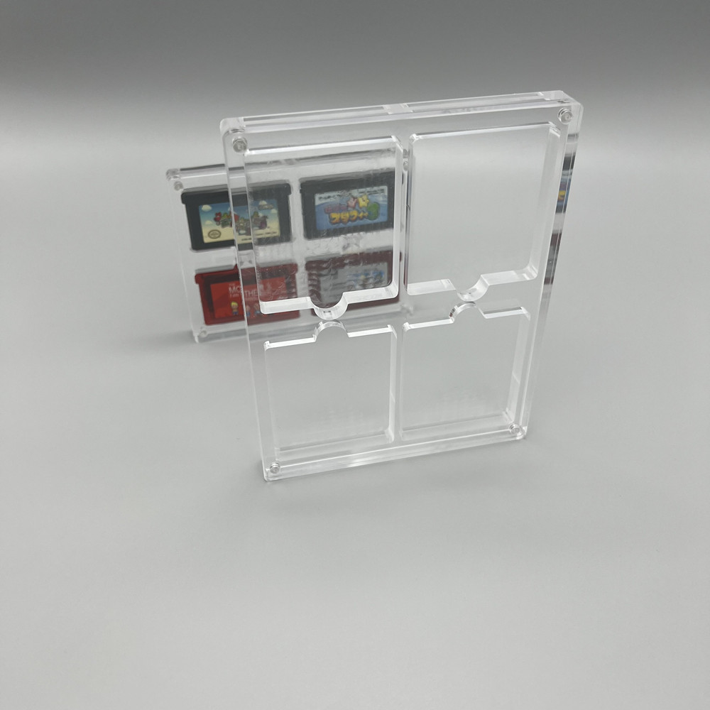 Game Boy Cartridge Holder - Высокопрозрачный акриловый магнитный чехол-футляр для хранения