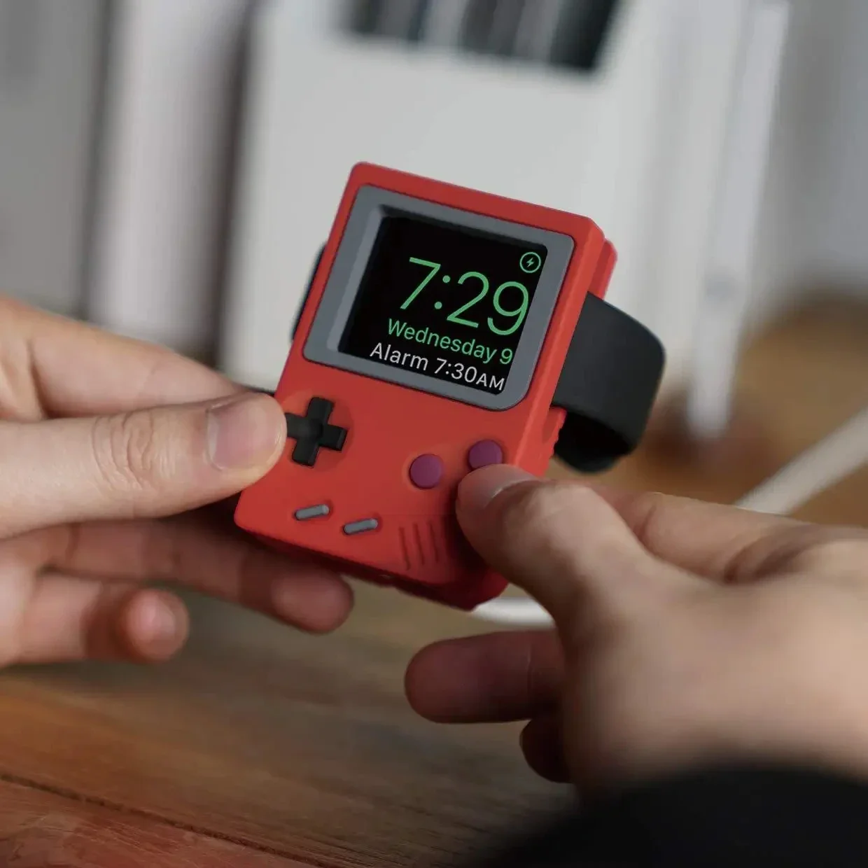 Retro Gaming Station - Силиконовая подставка для зарядного устройства Apple