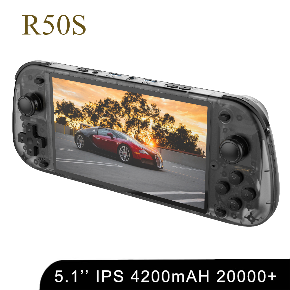 Retro Gaming Device - 5,1-дюймовая новая портативная игровая консоль R50S