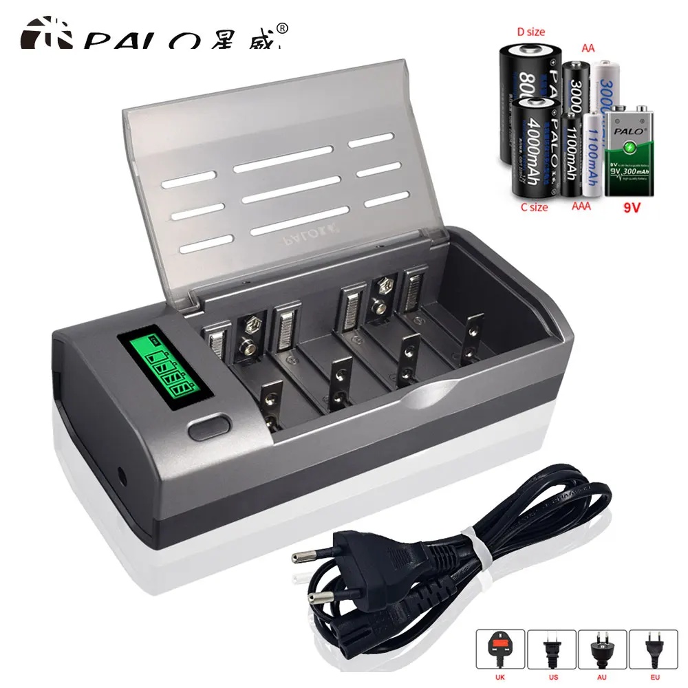 Rechargeable Battery Aa - Зарядное устройство PALO с 4 слотами