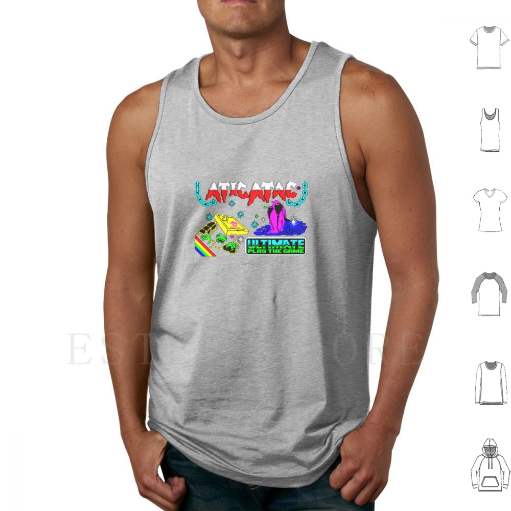 Retro Gaming Design - Майки Atic Atac в стиле ретро
