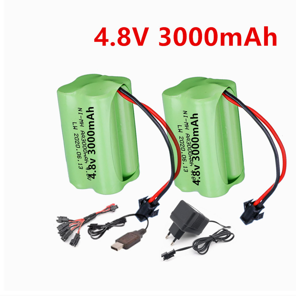 Rechargeable Battery Aa - Аккумулятор 4.8В 3000мАч и зарядное устройство