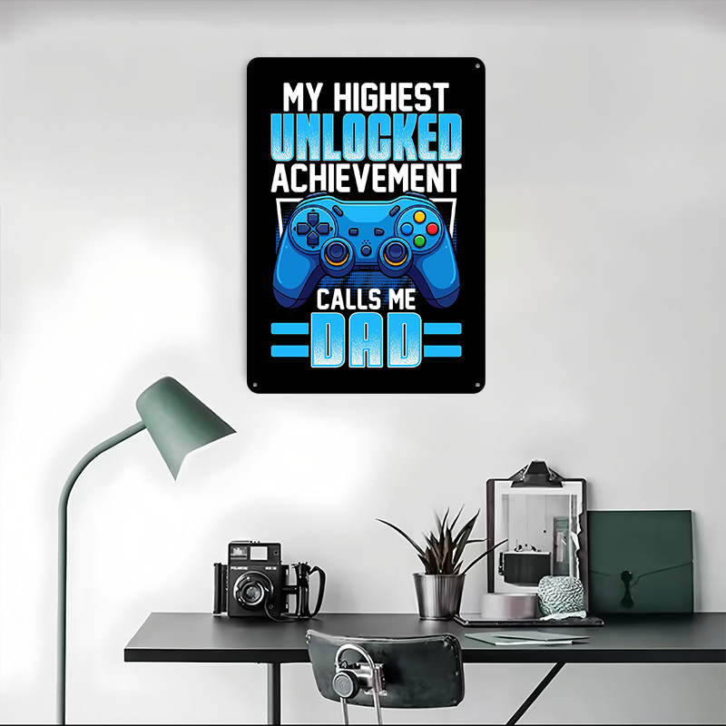 Металлическая табличка «Игрово – обзор и цена Retro Gaming Achievements