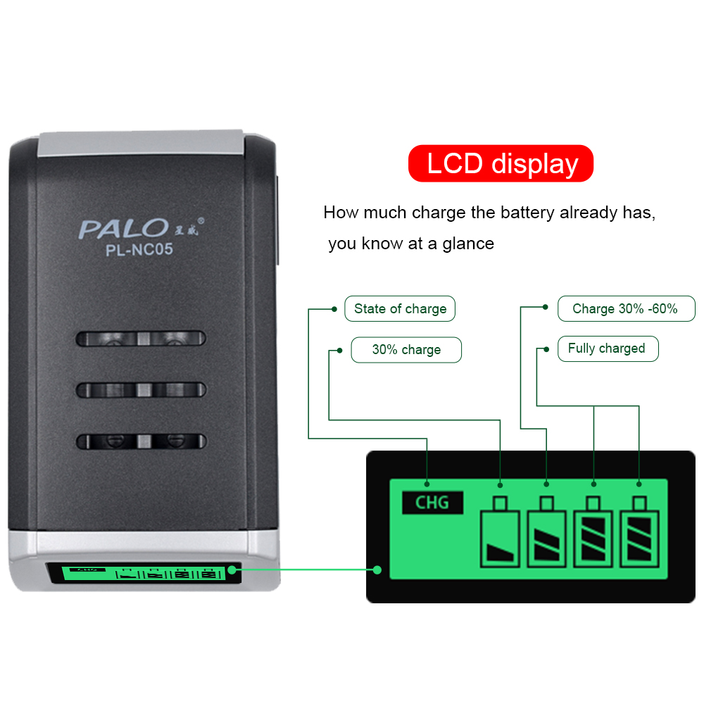 Зарядное устройство PALO с 4 с – обзор и цена Rechargeable Battery Aa