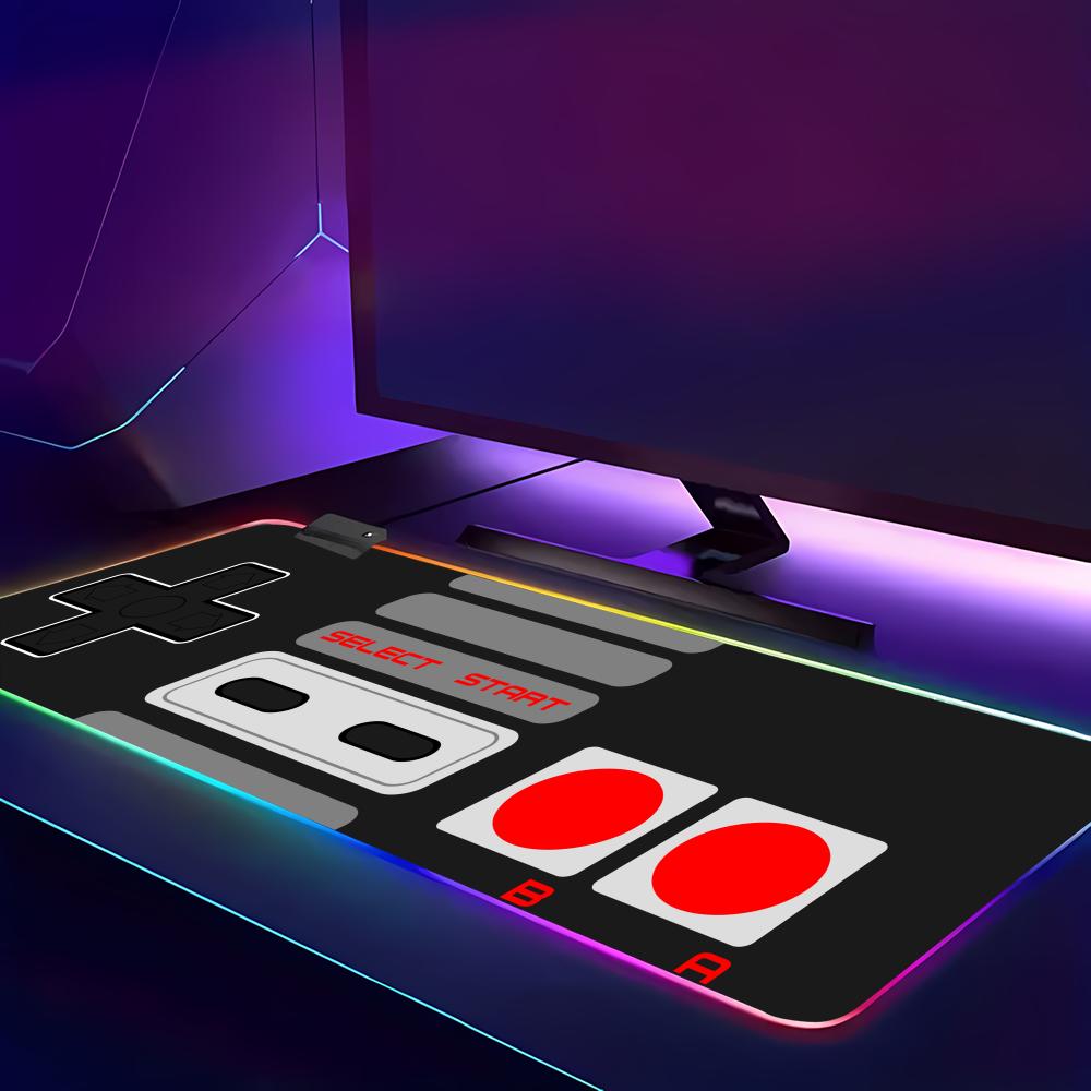 Большой коврик для мыши RGB Re – обзор и цена Retro Gaming Desk