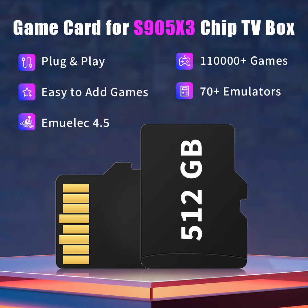 Игровая TF-карта для S905X3 Ch – обзор и цена Retro Game Card