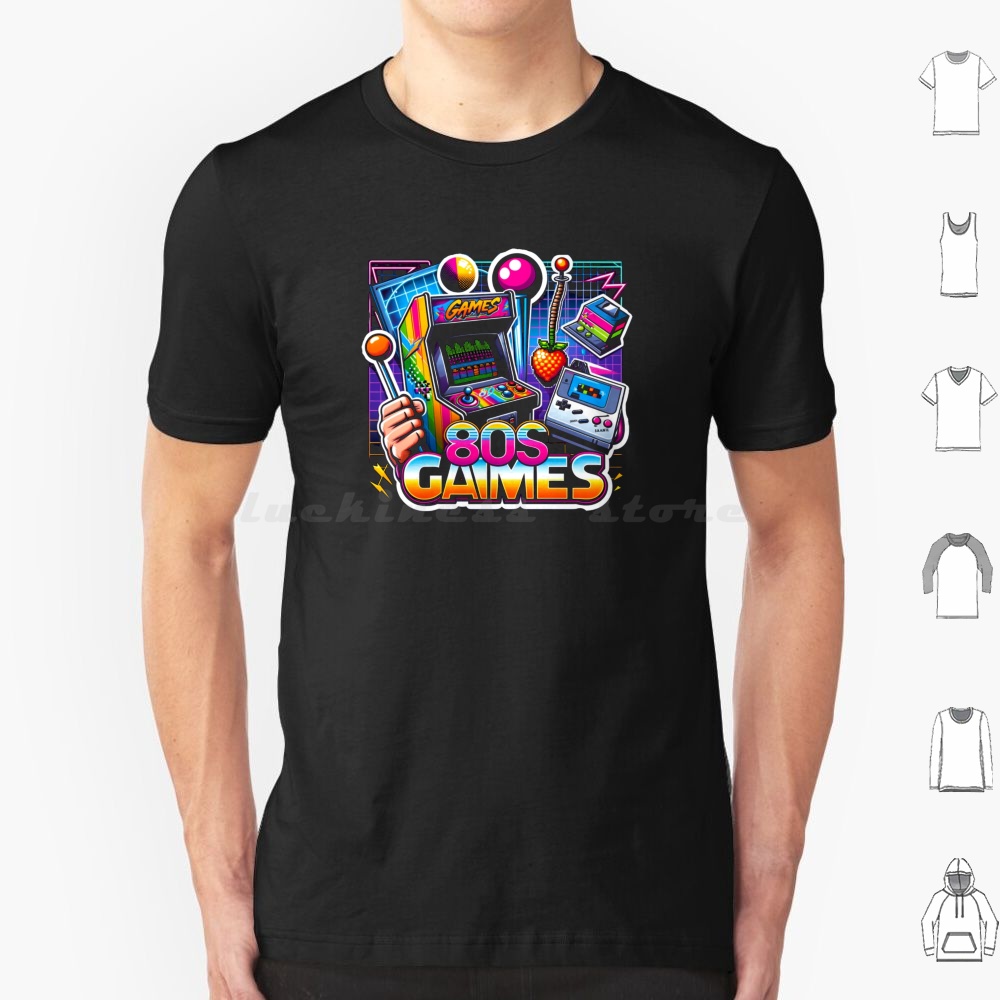 Vintage Games T Shirt 6xl Cott – обзор и цена Retro Gaming Gamestop